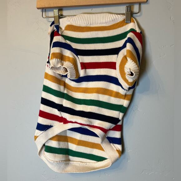 Hanna Andersson Dog Sweater Gnome Fair Isle Size Large - Picture 4 of 5